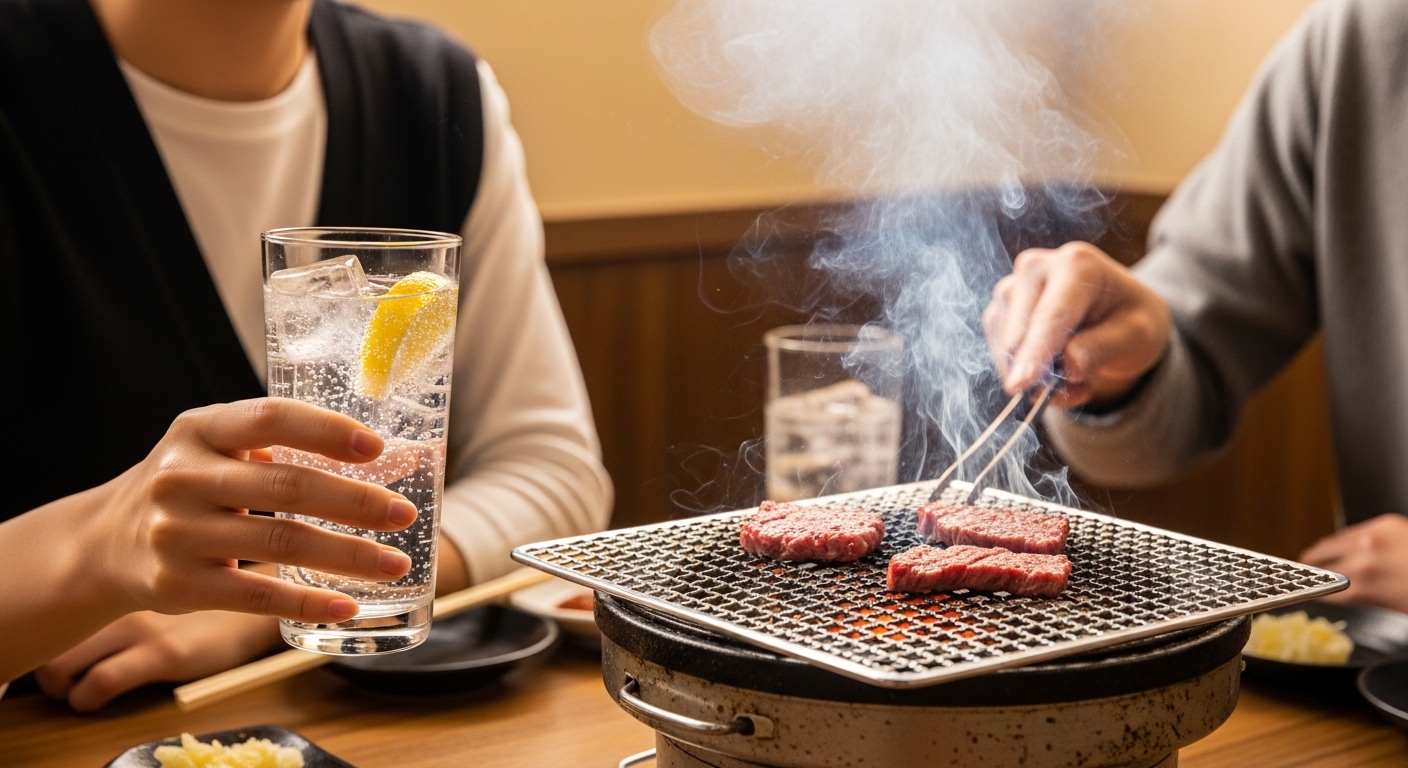 名古屋でお酒が飲めなくてもOK！炭火焼肉にしっかり合うノンアル飲料の選び方