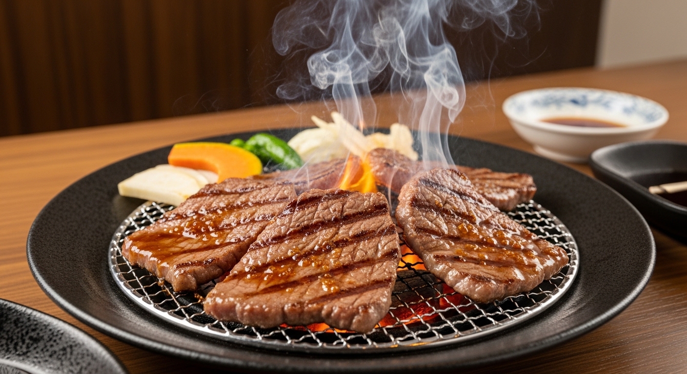 名古屋でがっつり焼肉。炭火焼肉300gの満足感と気になるカロリー比較表