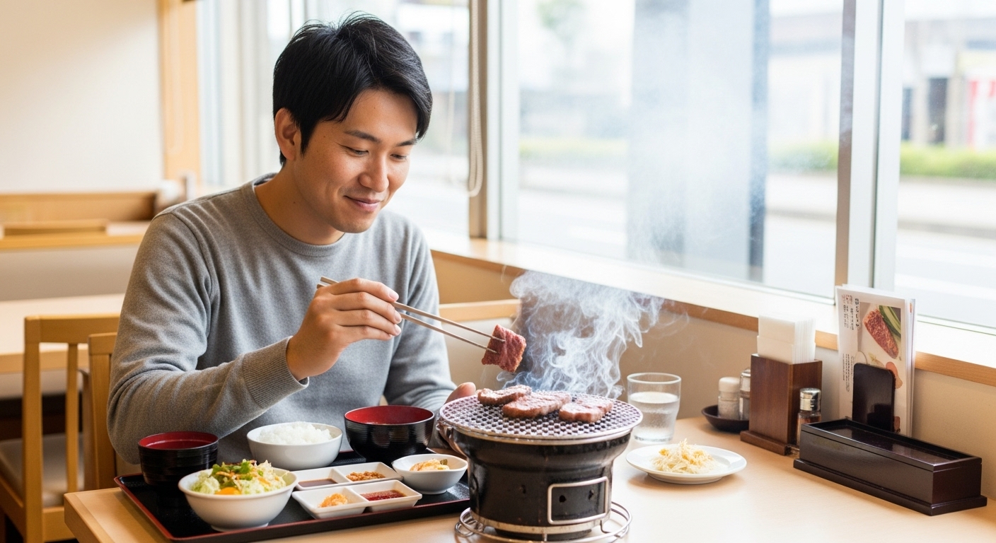 名古屋で満足感を重視！炭火焼肉150gあたりのボリューム目安とカロリー比較表