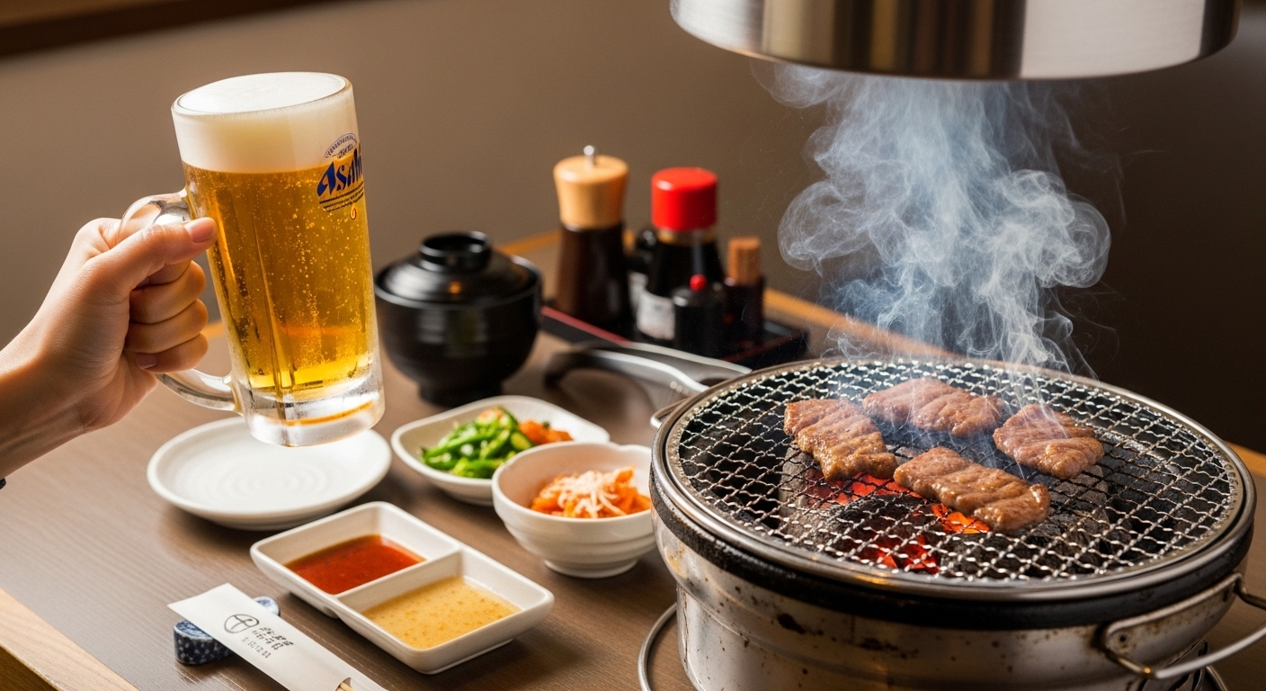 名古屋で王道の組み合わせ！炭火焼肉の濃厚な脂に絶対合うお酒の選び方