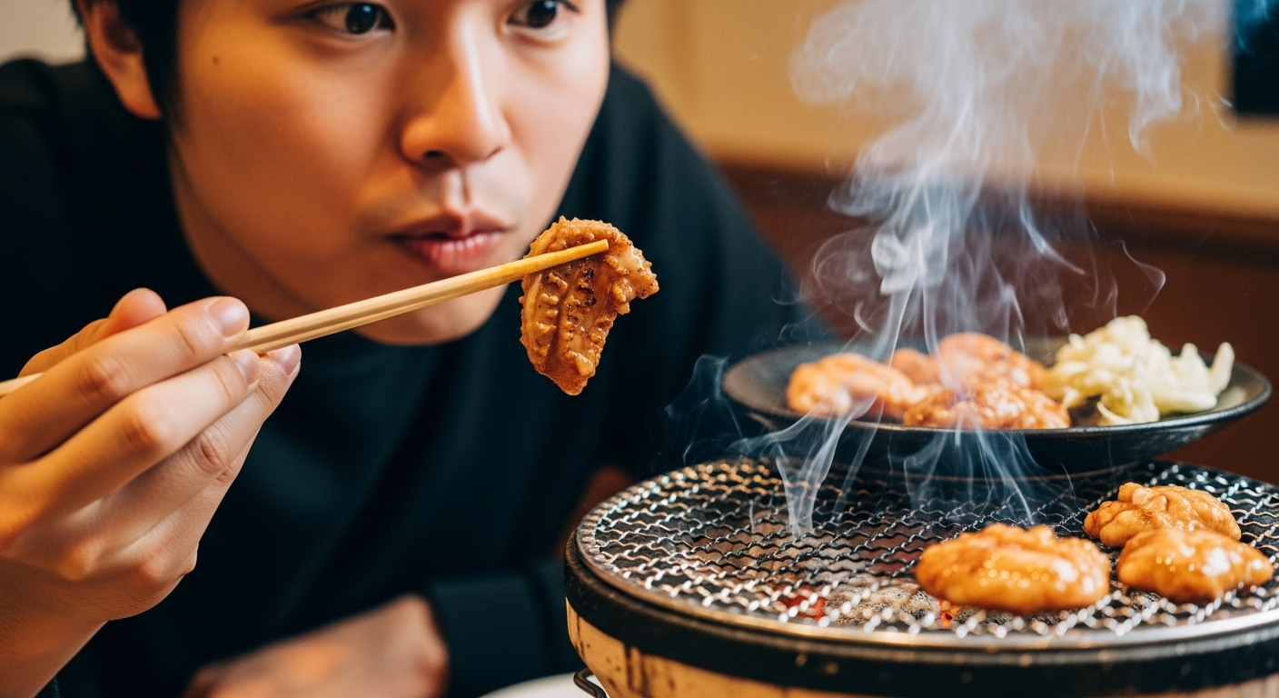 名古屋の珍しいホルモンに挑戦！炭火焼肉店で味わう「ハチノス」の食感と特徴